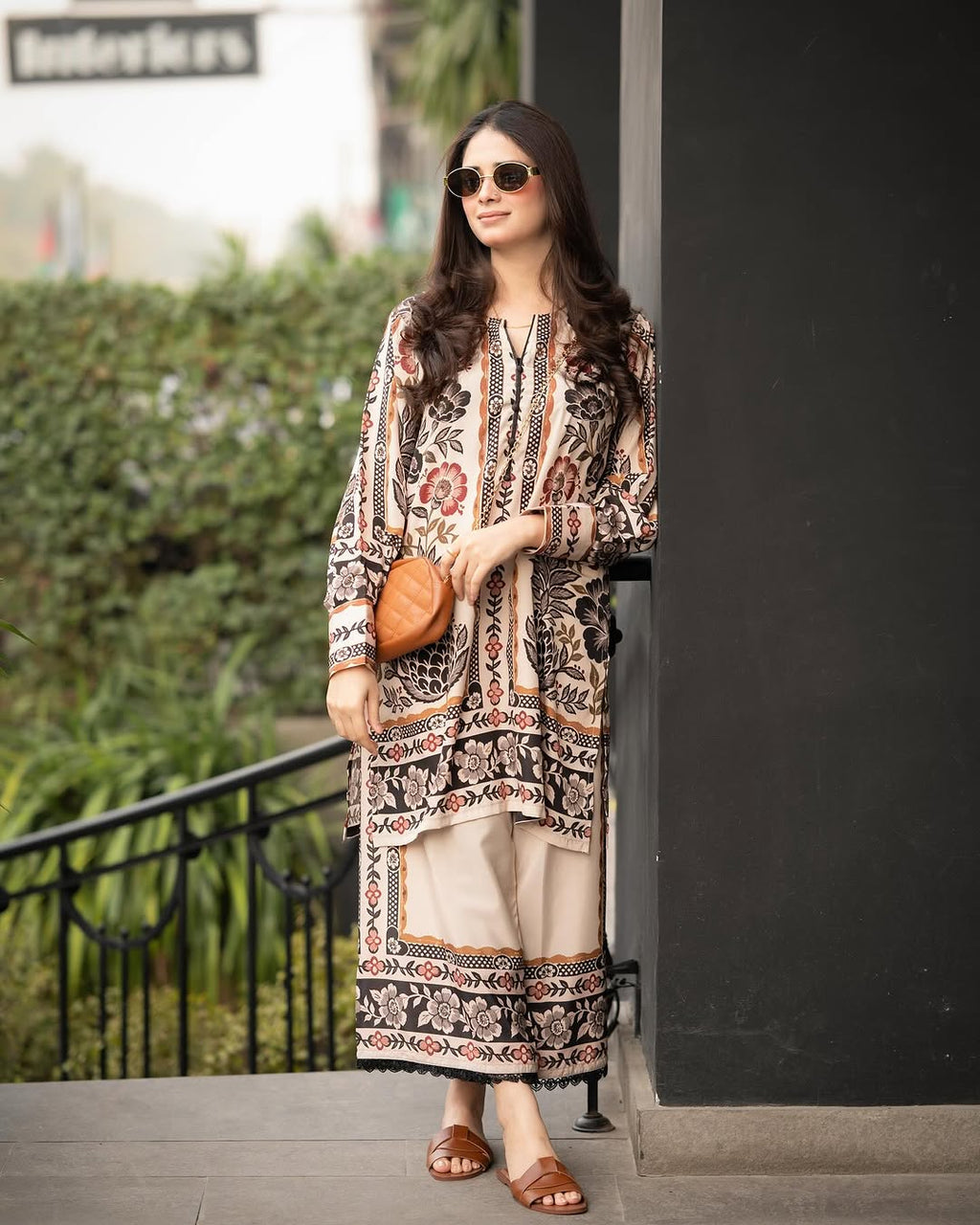 MINAAL PLAZO DIGITAL PRINTED 2Pc Stitched for Girls