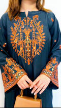 BLACKY LONG LENGTH (EMB) 2PC STITCHED