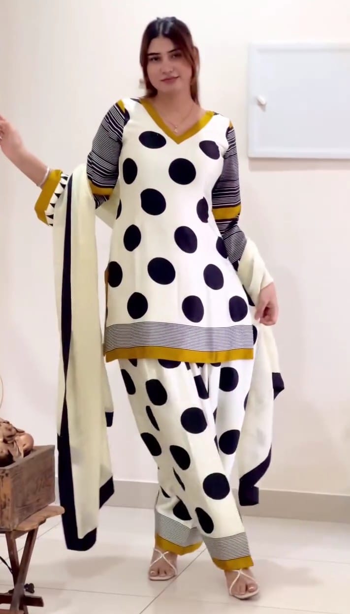 JOLY 3PC SUIT STITCHED FOR GIRLS
