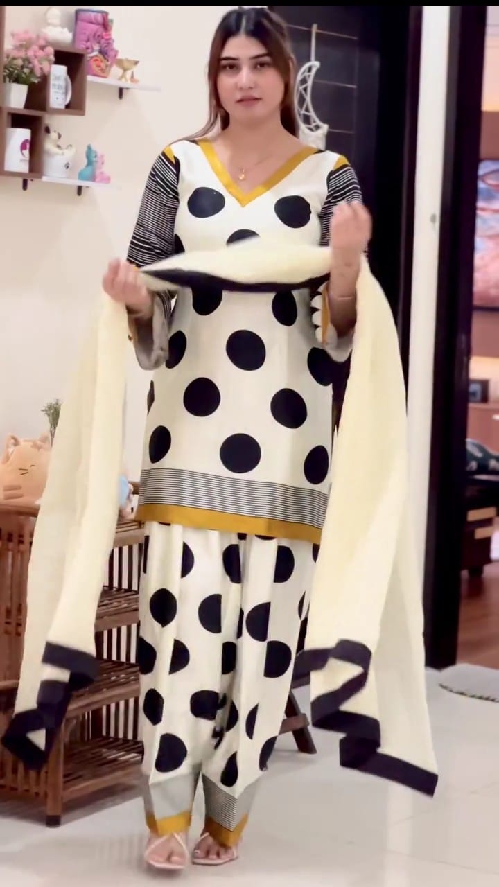 JOLY 3PC SUIT STITCHED FOR GIRLS