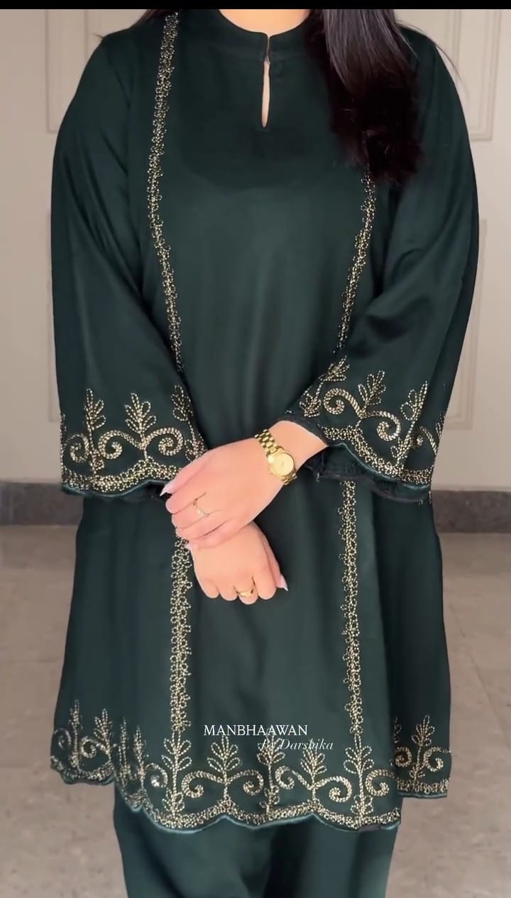 ZAHRA CO-ORD SET STITCHED FOR GIRLS