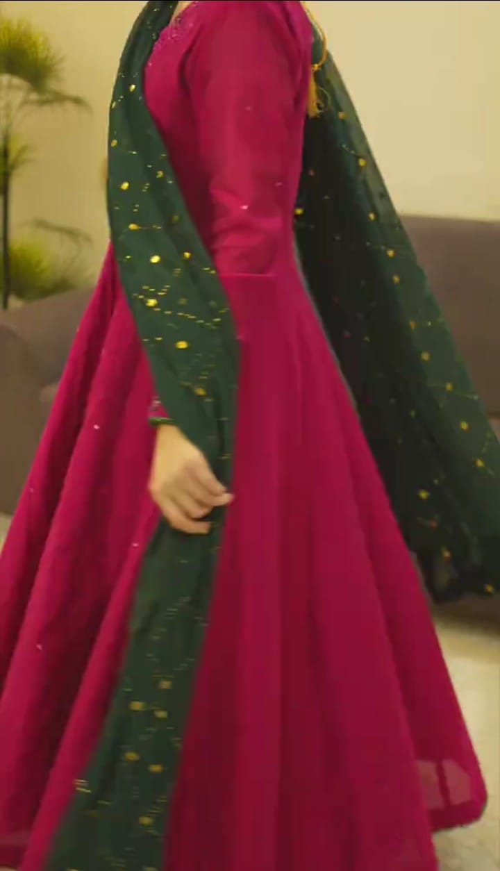 UMBRELLA FROCK STITCHED FOR GIRLS