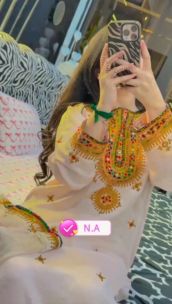 NOOR EMBORIDED 3PC SUITE STITCHED FOR GIRLS