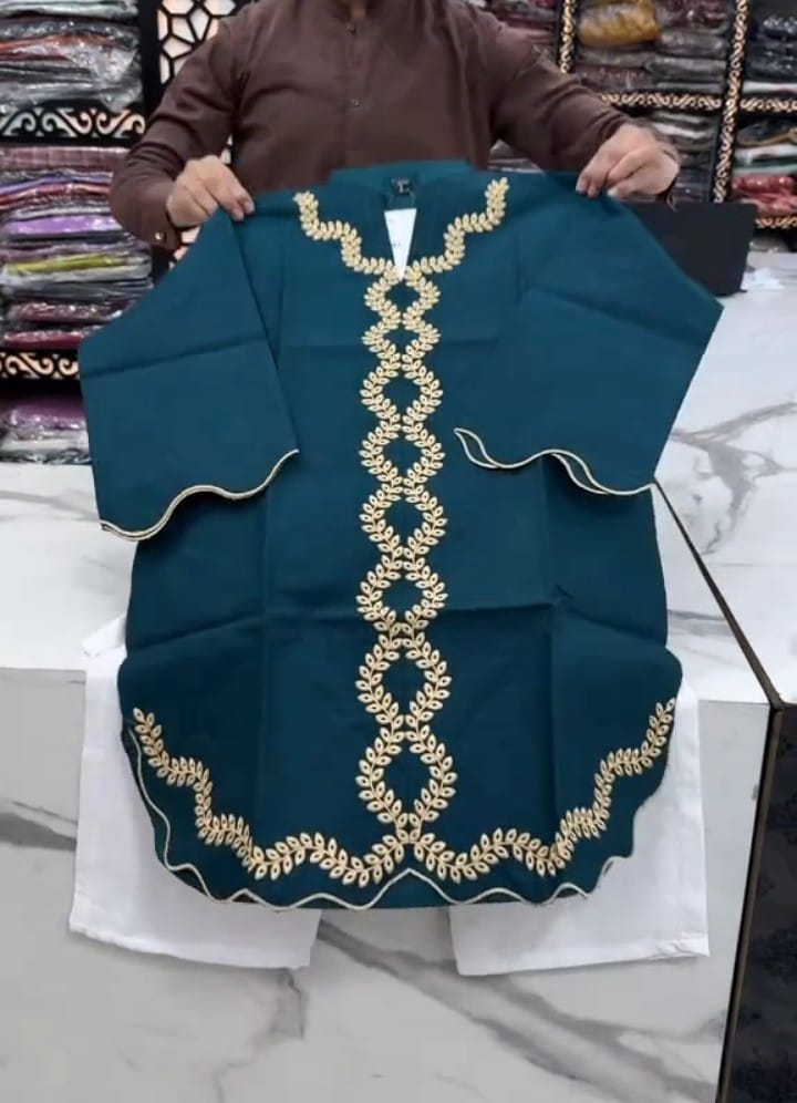 GULZAR EMB CO-ORD SET STITCHED FOR GIRLS