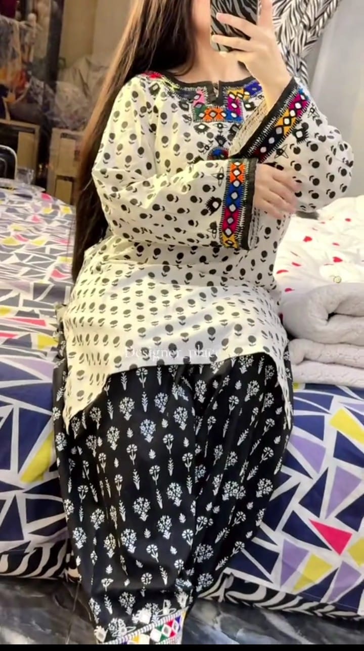 HIRA CO-ORD SET STITCHED FOR GIRLS