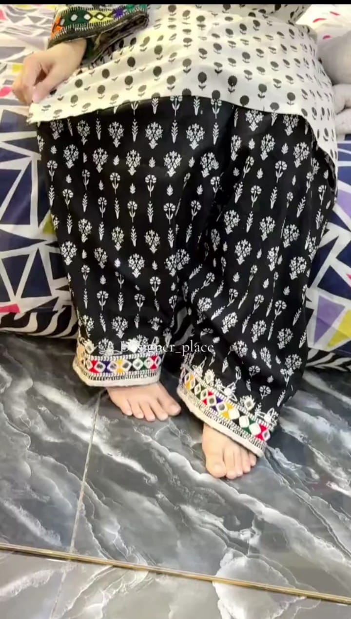 HIRA CO-ORD SET STITCHED FOR GIRLS