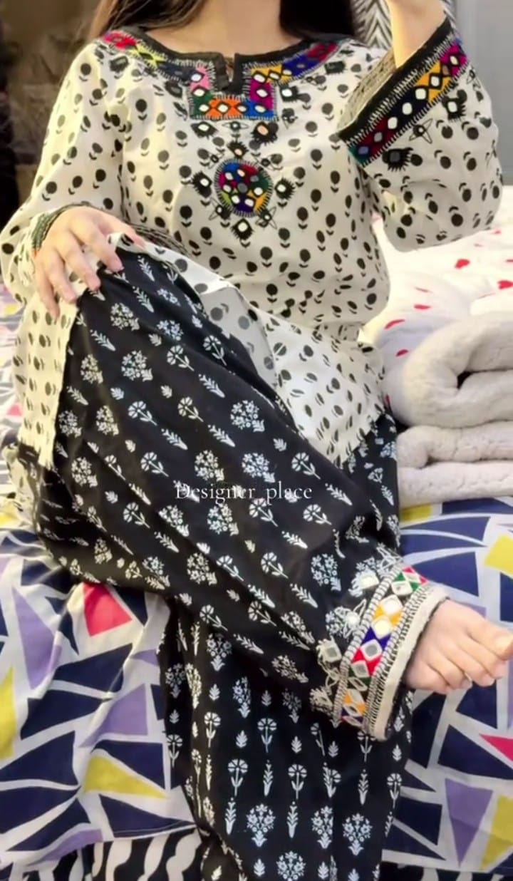 HIRA CO-ORD SET STITCHED FOR GIRLS