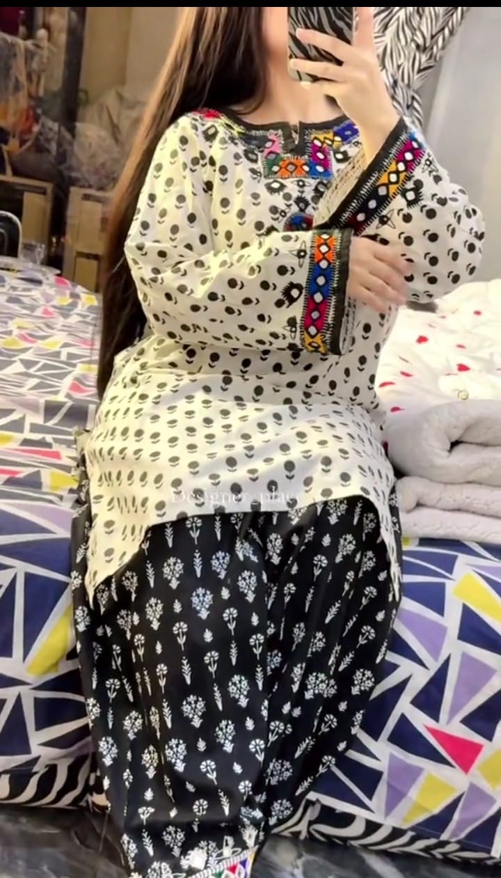 HIRA CO-ORD SET STITCHED FOR GIRLS