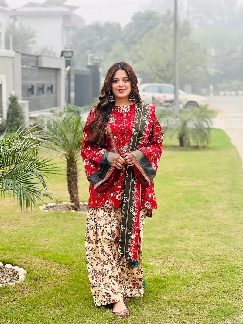 CHUNRI 3PC DRESS STITCHED FOR GIRLS