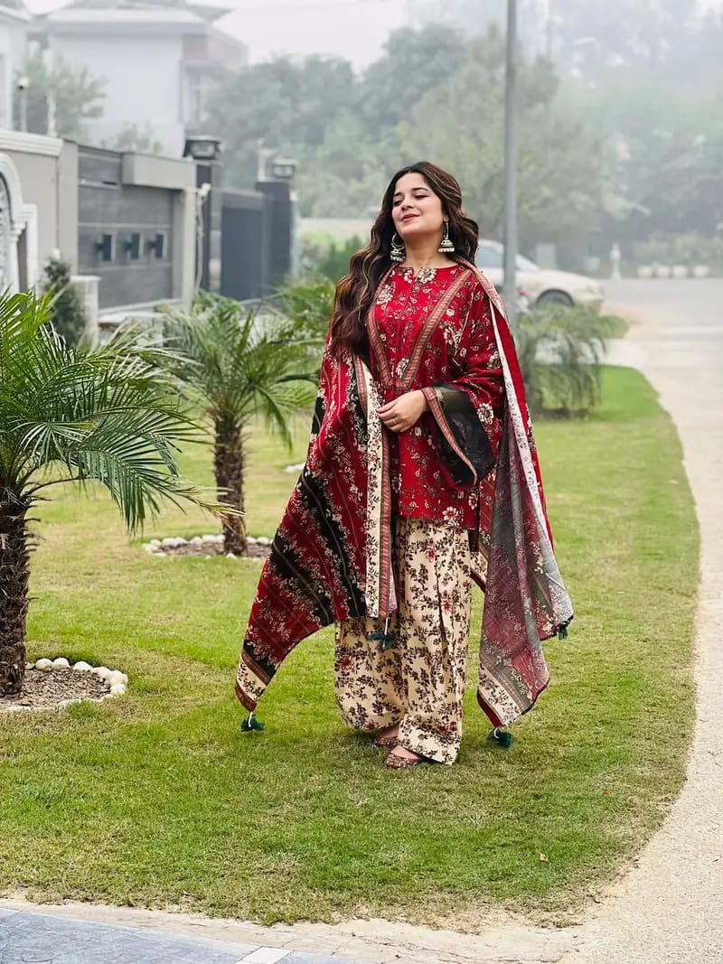 CHUNRI 3PC DRESS STITCHED FOR GIRLS