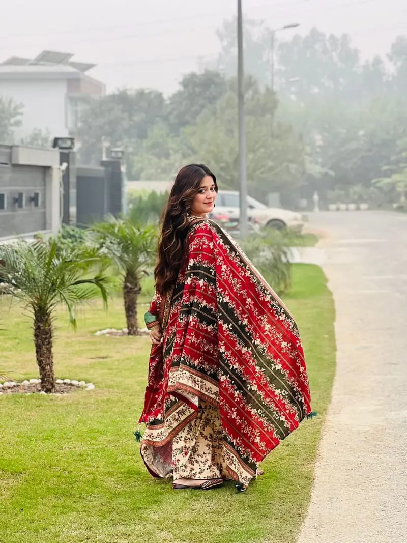 CHUNRI 3PC DRESS STITCHED FOR GIRLS