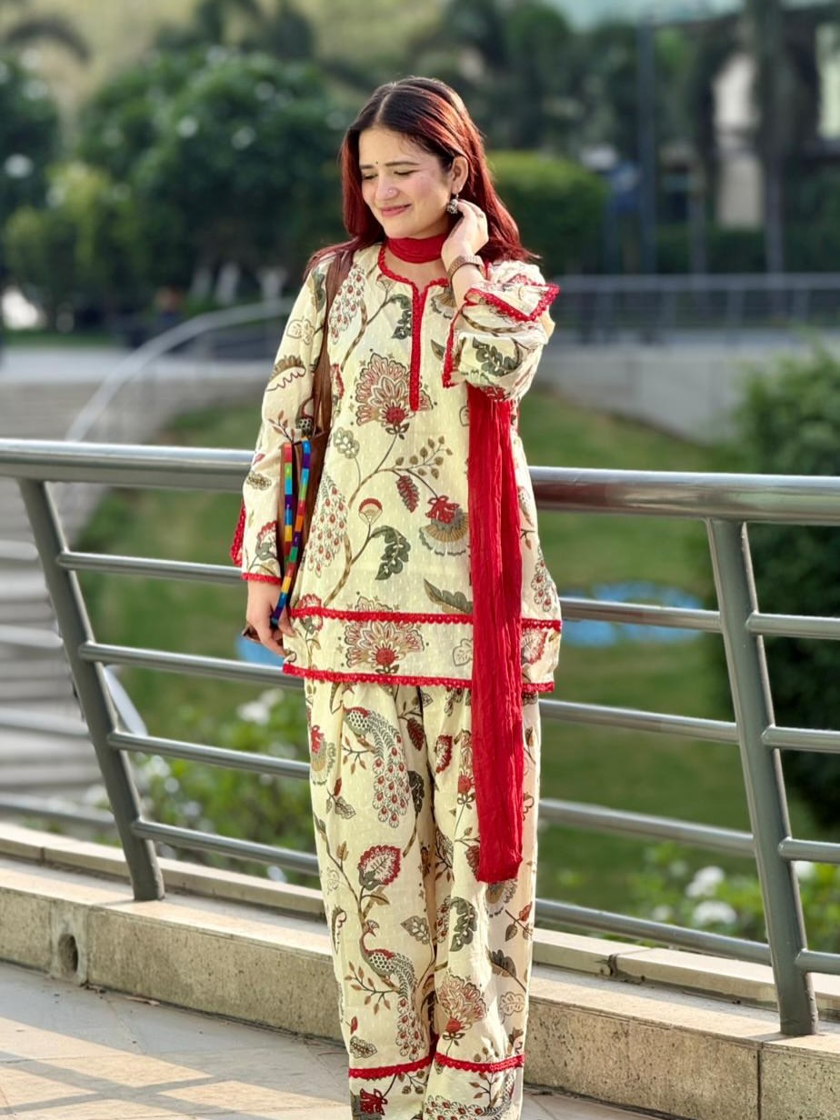 DHUN CO-ORD SET STITCHED FOR GIRLS