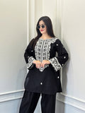 SOFIA Classic Embroidery 2 PIECE STITCHED DRESS FOR GIRLS